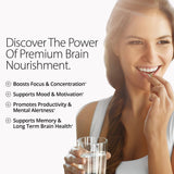 Qualia Mind, ingrédients clés Cognizin Citicoline pour la performance cognitive.