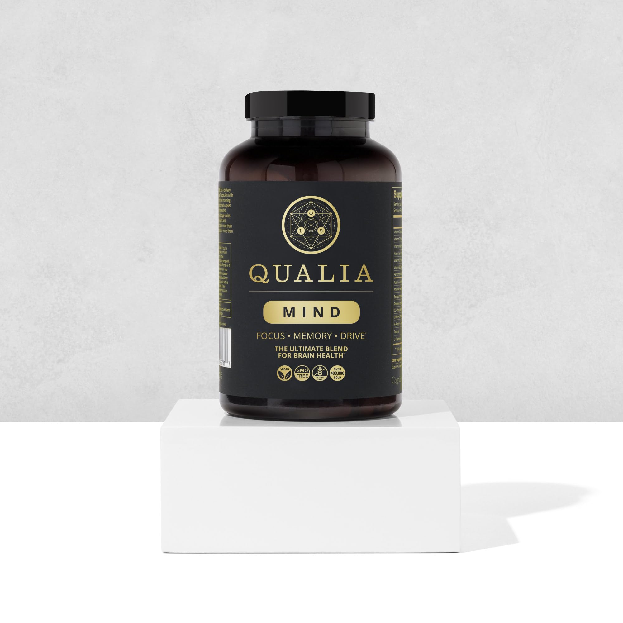 Qualia Mind, extrait de Rhodiola soutenant la vigilance et l endurance mentale.