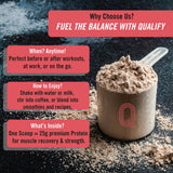 Qualify Whey fraise, petit déjeuner protéiné rapide et équilibré