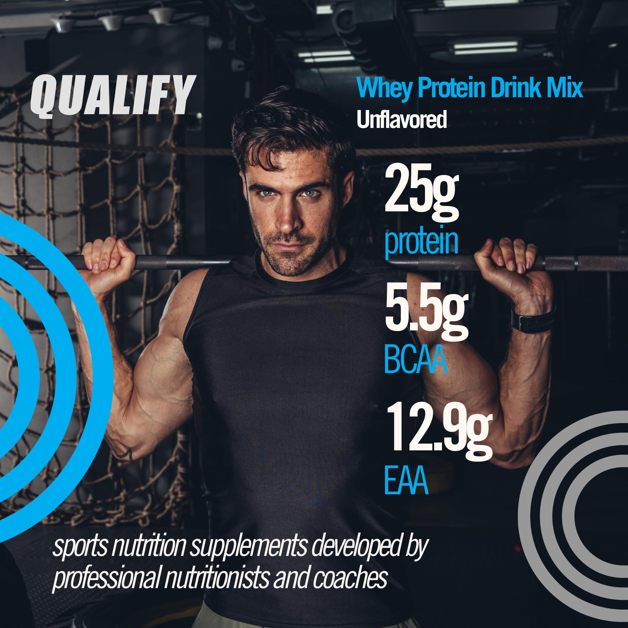 Qualify whey neutre en smoothie crémeux, parfait pour démarrer la journée.