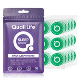 QualiLife Patch Sommeil sur le poignet : soutien naturel au rythme nocturne.