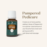 Qualité premium Young Living – huile de menthe poivrée pure et homogène.