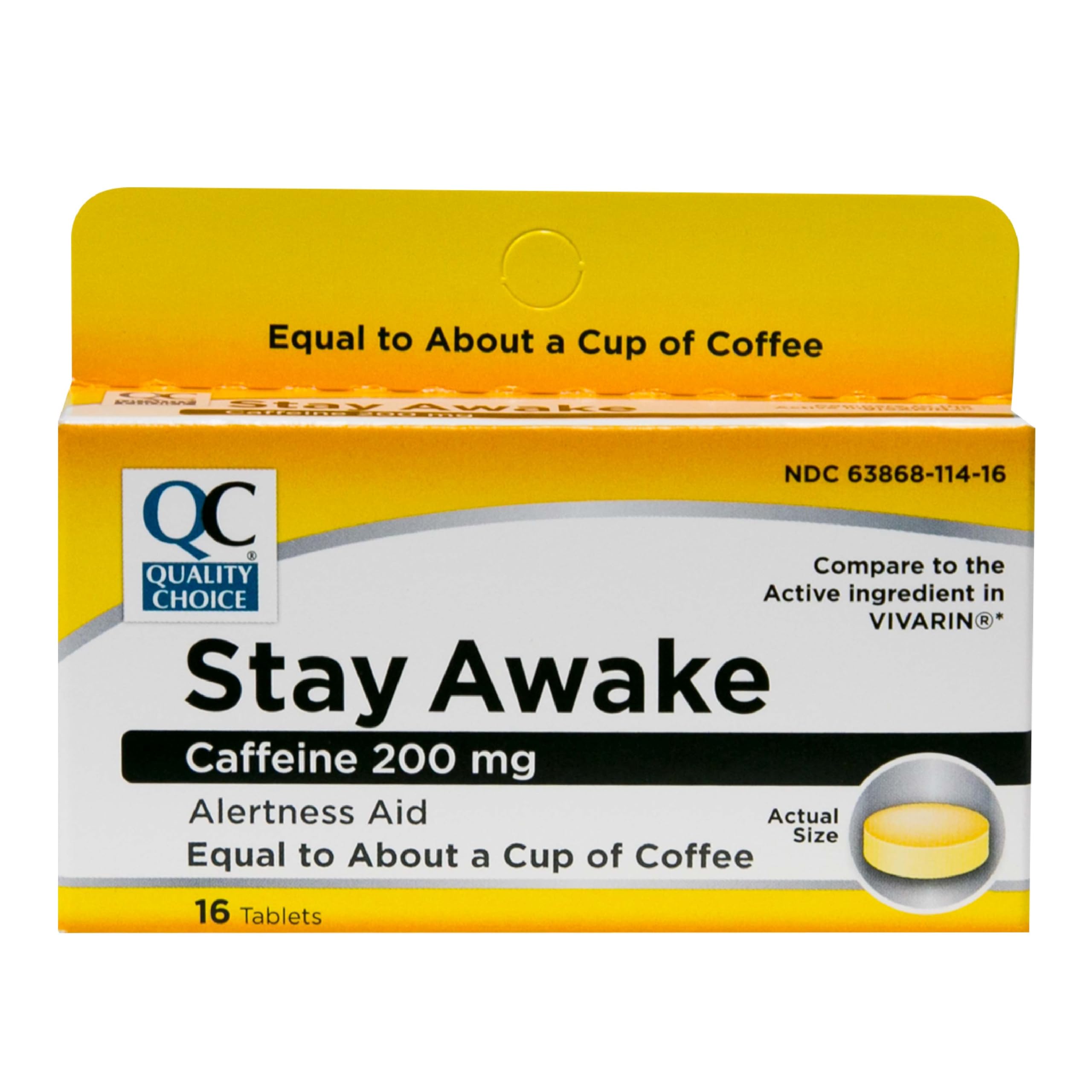 Quality Choice Stay Awake : emballage compact pour énergie rapide en déplacement.