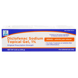 Quality Choice diclofénac sodique gel topique, tube pour une application locale.
