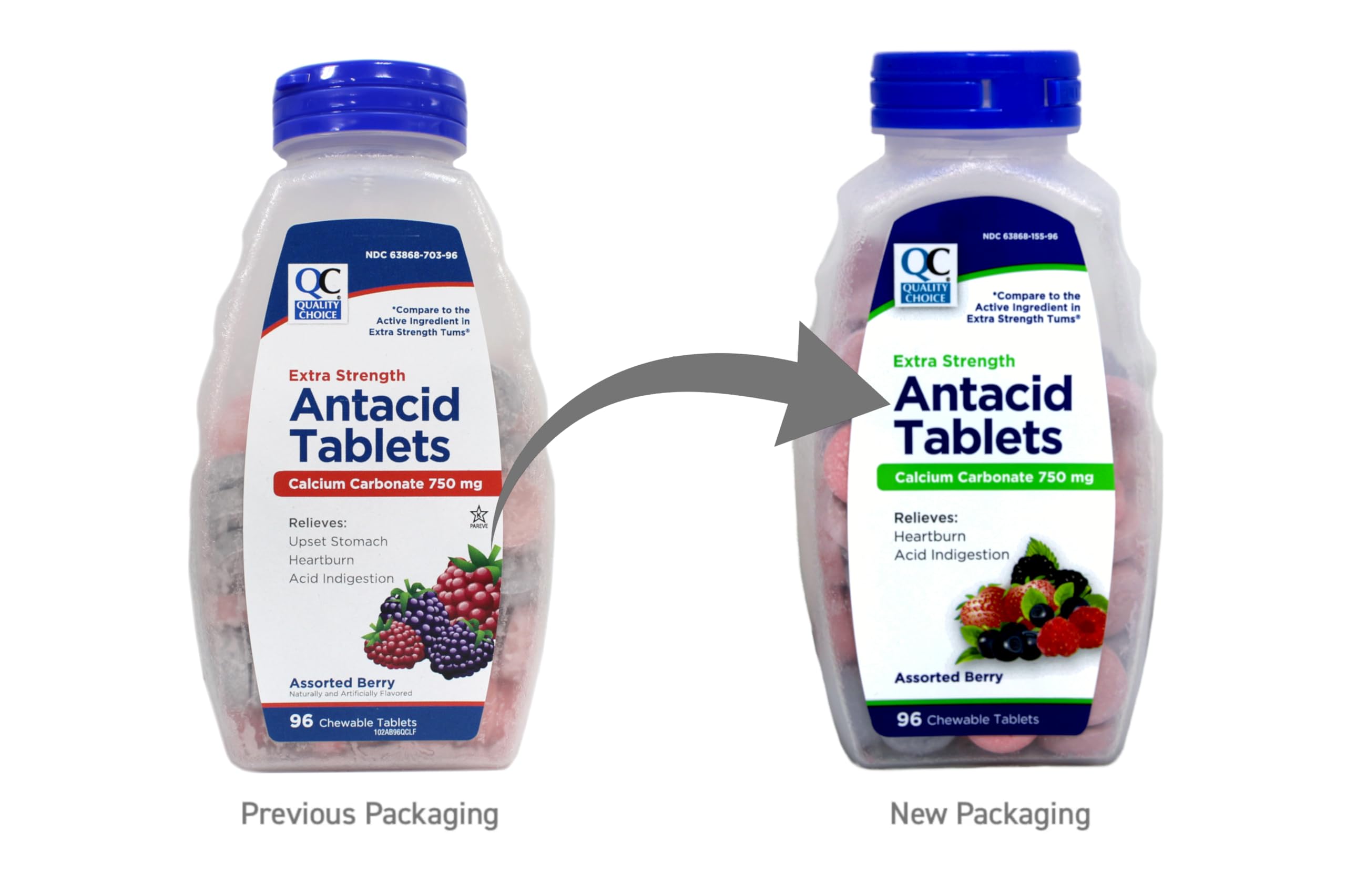 Quality Choice guide dosage sur l’emballage, explication concise.
