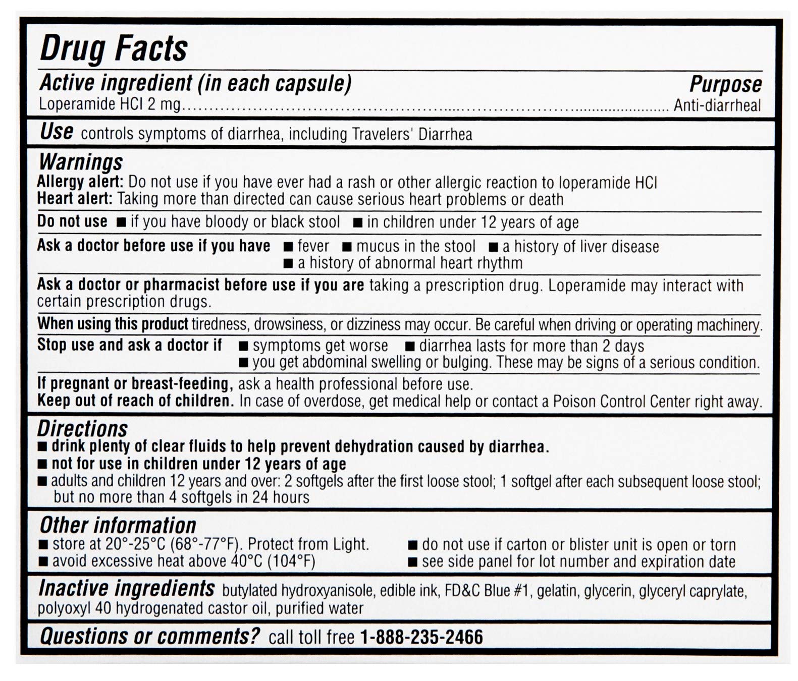 Quality Choice Loperamide 2 mg – format économique pour les activités quotidiennes et confort intestinal.