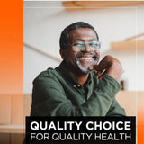 Quality Choice poudre fibres sans sucre saveur orange, sécurité et fiabilité pour le bien-être quotidien.