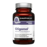 Quality of Life Oligonol: bouteille haut de gamme montrant l'étiquette et potentiel soutien à la circulation