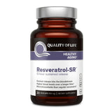 Quality of Life Resveratrol SR, bouteille pratique pour une prise quotidienne facile.