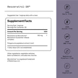 Quality of Life Resveratrol SR, capsules faciles à avaler pour une routine durable.