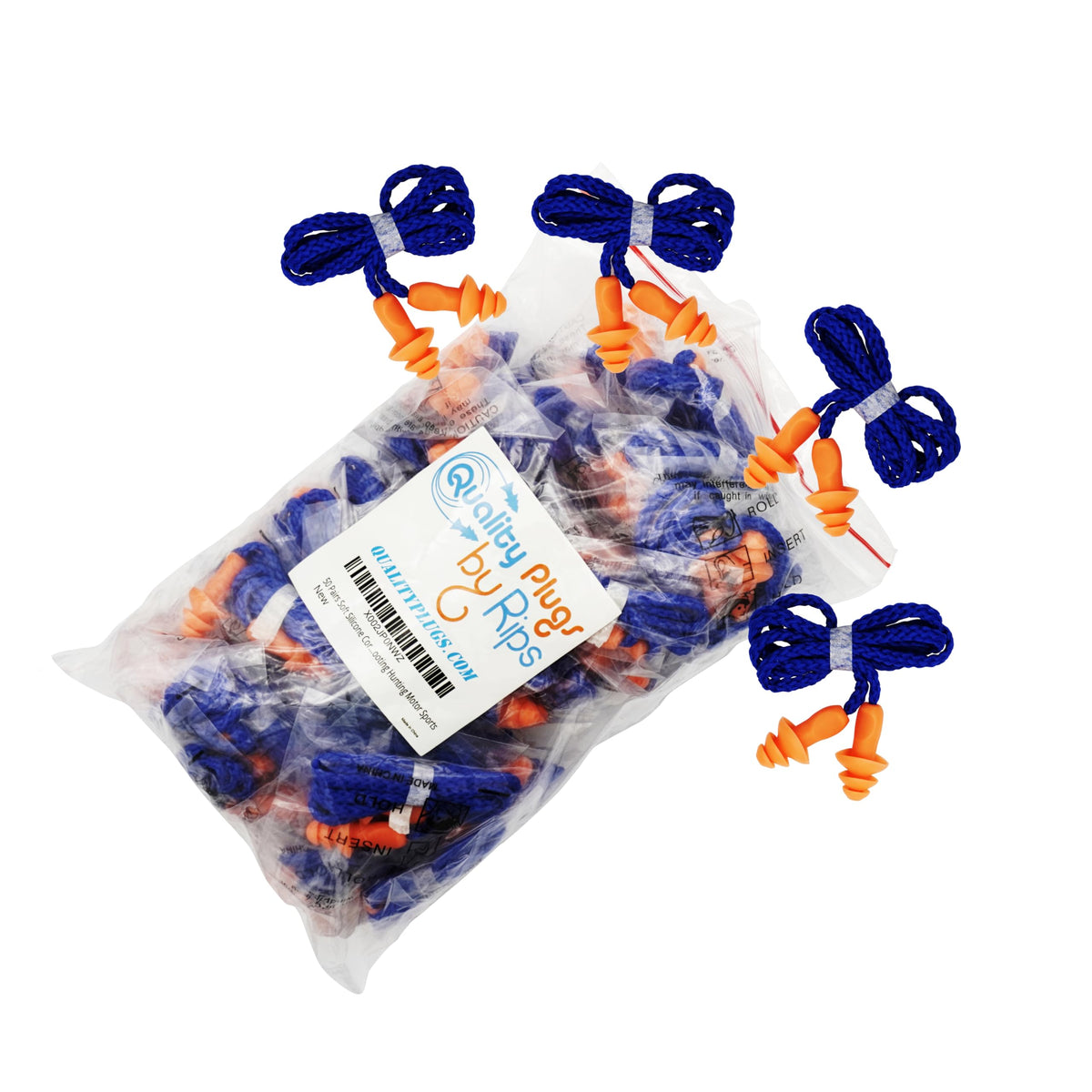 Quality Plugs by Rips bouchons d'oreille silicone ensemble prêt à l'emploi et réutilisable