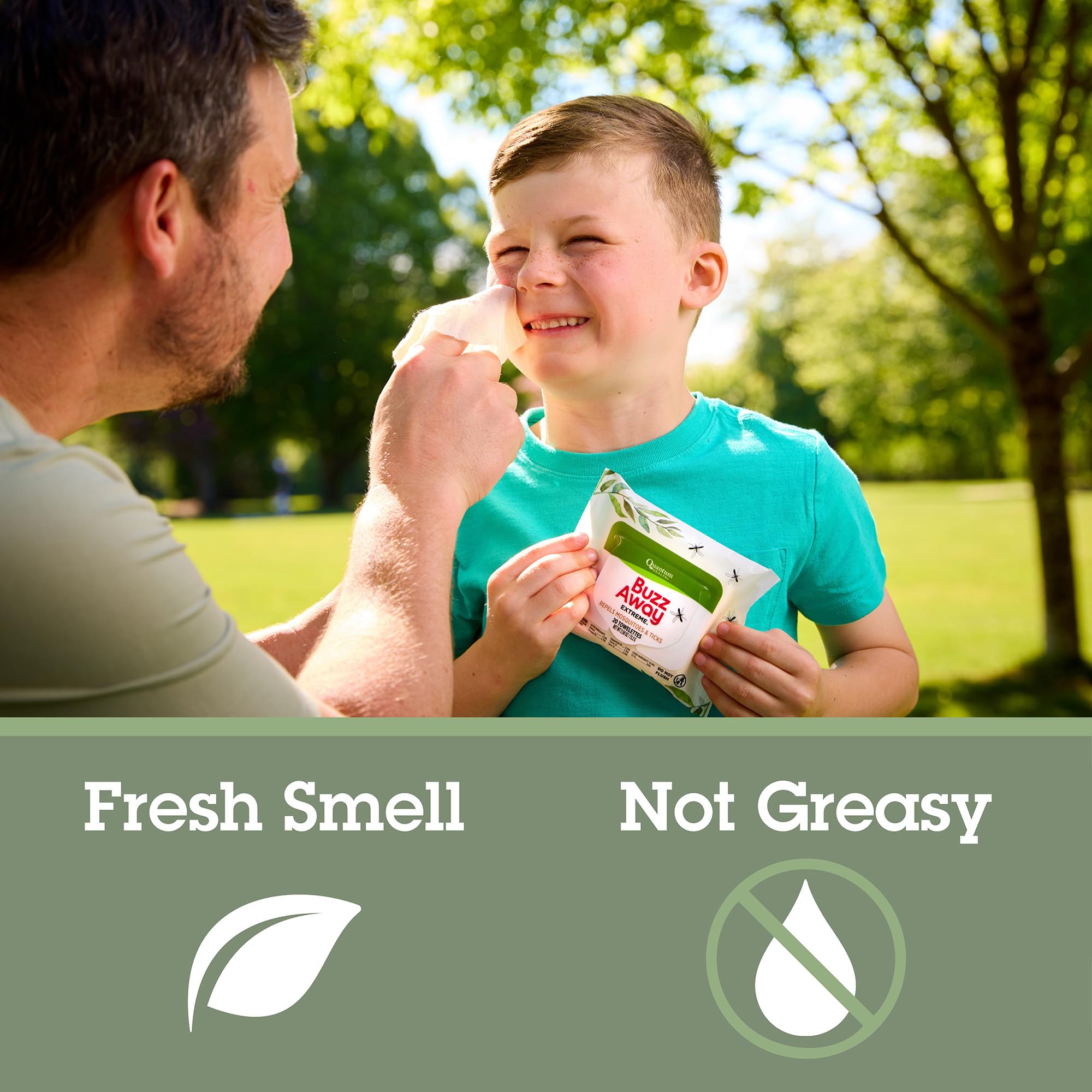 Quantum Buzz Away Extreme, application non gras et facile sur la peau