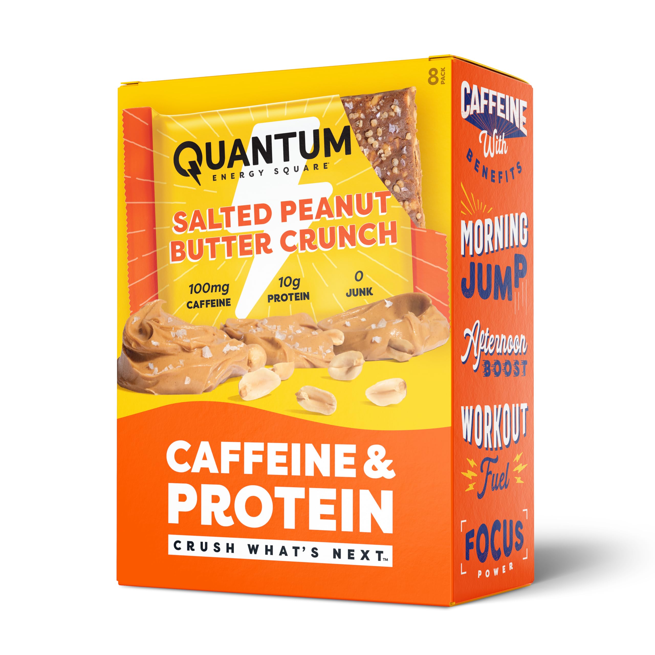 Quantum Energy Squares, barre énergie caféine et protéine pour démarrer la journée.