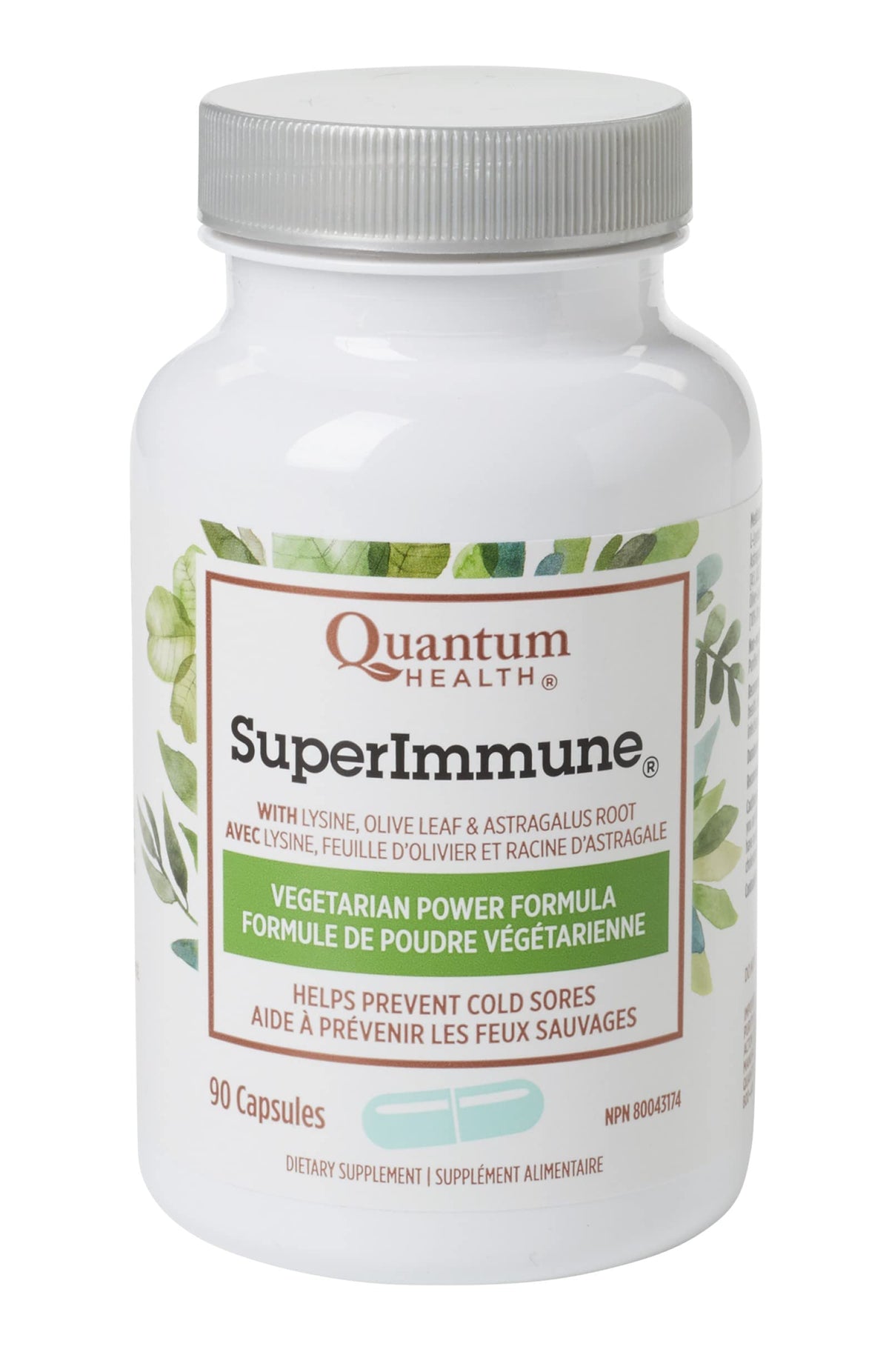 Quantum Health Super Immunité+ - Bouteille et versement facile pour dosage précis.