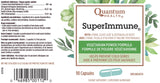 Quantum Health Super Immunité+ - Ingrédients clés comme lysine et feuilles d’olivier.