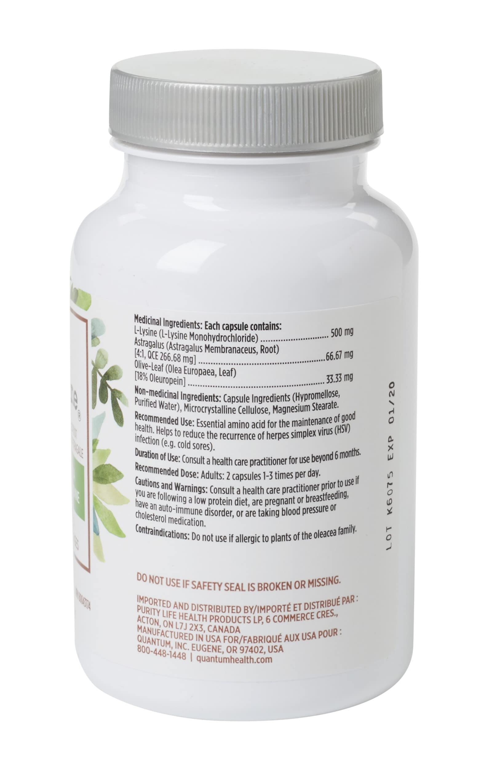 Quantum Health Super Immunité+ - Emballage pratique et recyclage pour le rangement.