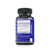 Brain Prodigy Quantum Nutrition en gros plan, capsules végétariennes et concentration.