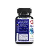 Brain Prodigy Quantum Nutrition : emballage clair avec étiquette détaillant les ingrédients.