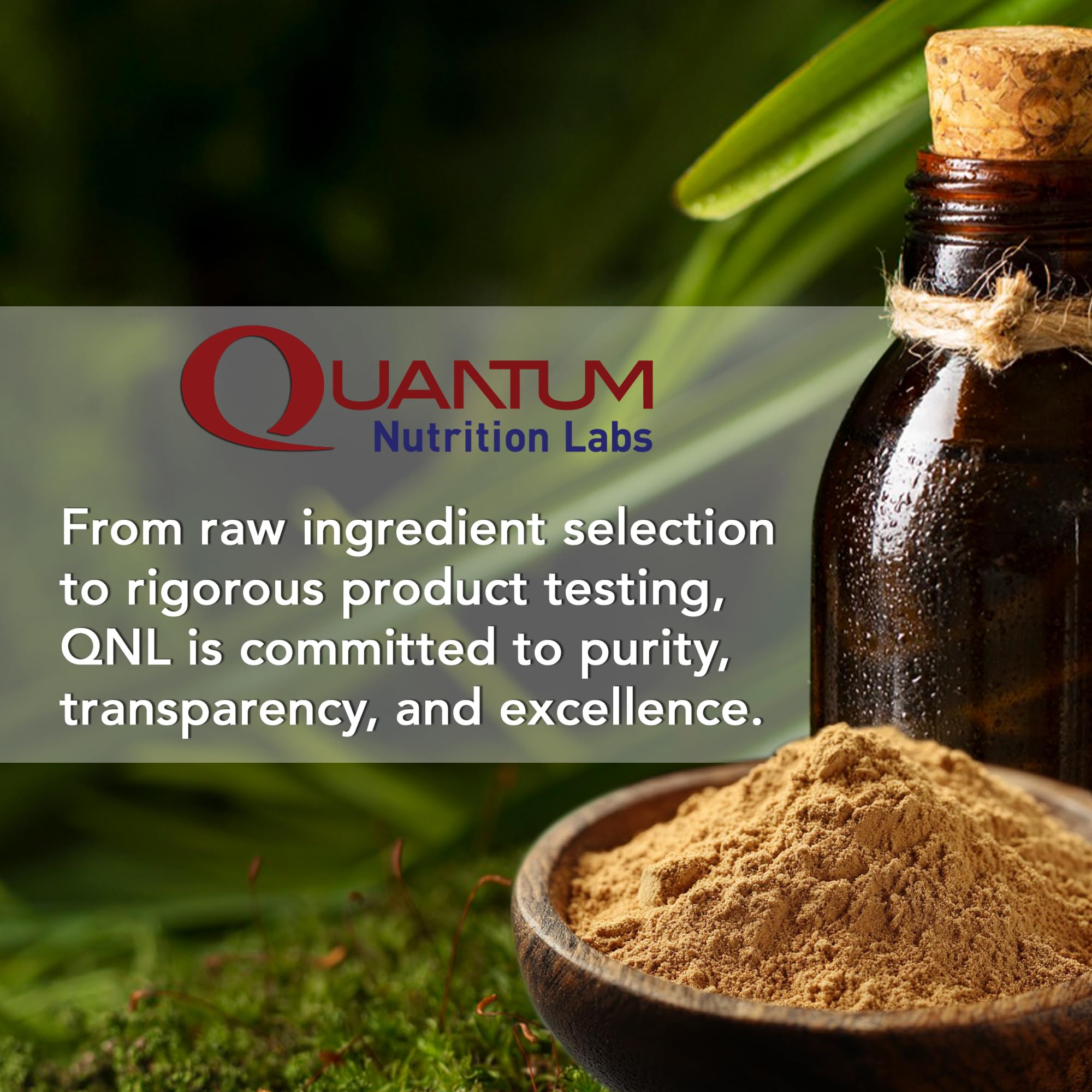 Quantum Nutrition Emballage-etiquette – emballage montrant le caractère végétal