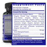 Quantum Nutrition Gelules-sante-oeil – flacon avec capsules pour l’entretien visuel
