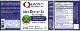 Quantum Nutrition Max Energy B, idéal pour routine matinale active et concentration soutenue.