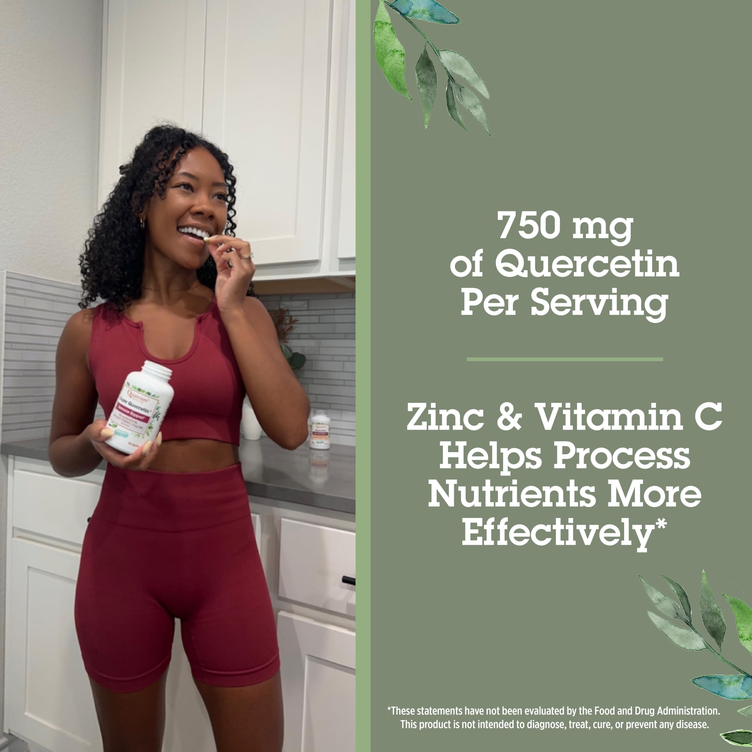 Quantum Quercétine 750 mg : étiquette claire sur la boîte.