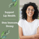 Quantum Santé Super Lysine+ – échinacée et propolis dans la formulation botanique.
