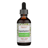 Quantum Super Lysine+ Liq — bouteille montrant l'étiquette, soutien potentiel au système immunitaire