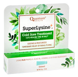 Quantum SuperLysine+ Soulagement immédiat mentholé, réduction de la douleur et des picotements sur les lèvres.