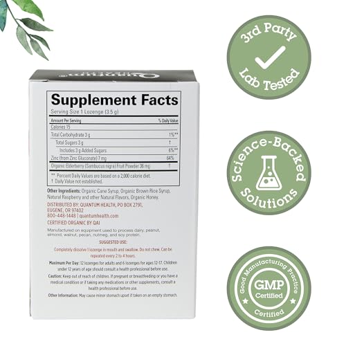 Bouteille Quantum TheraZinc Framboise bio, format pratique à emporter