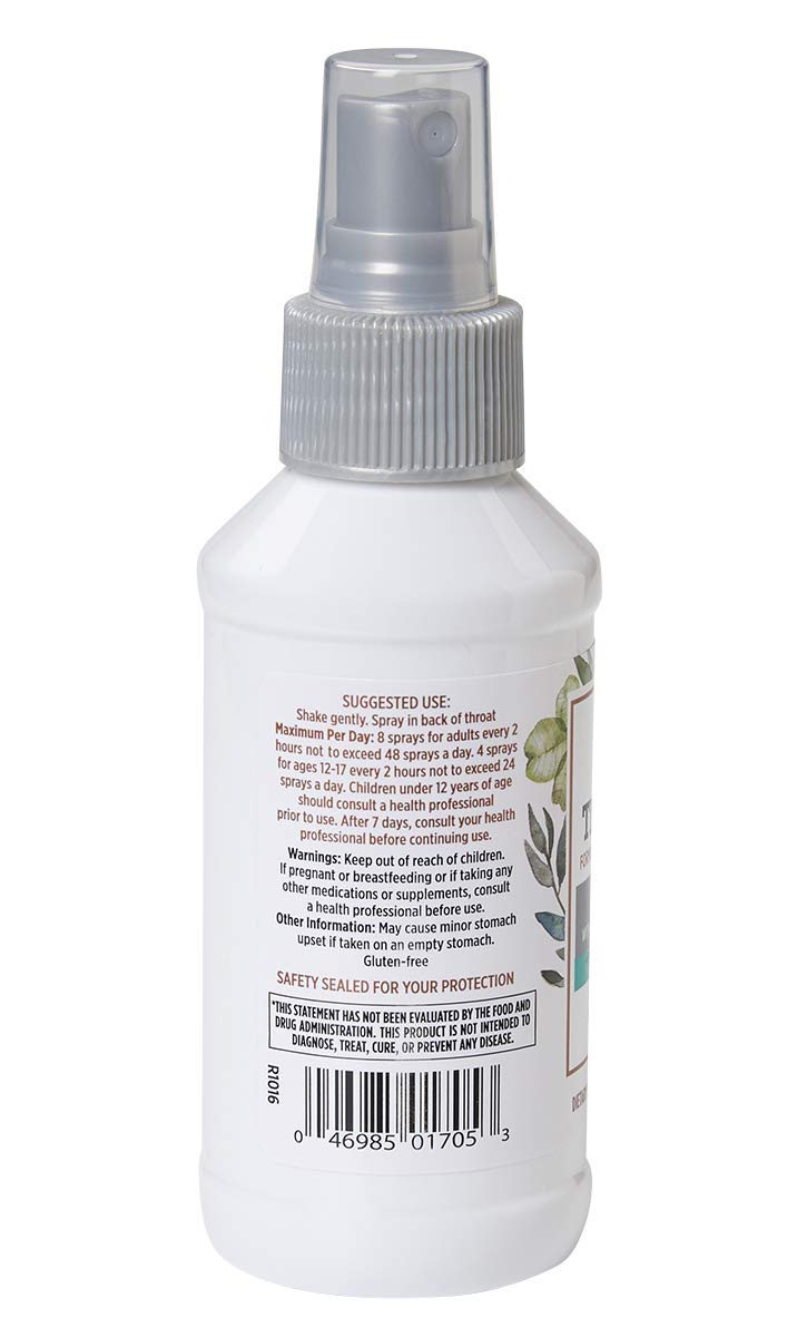 Quantum TheraZinc: embout spray pour dosage ciblé en gorge.