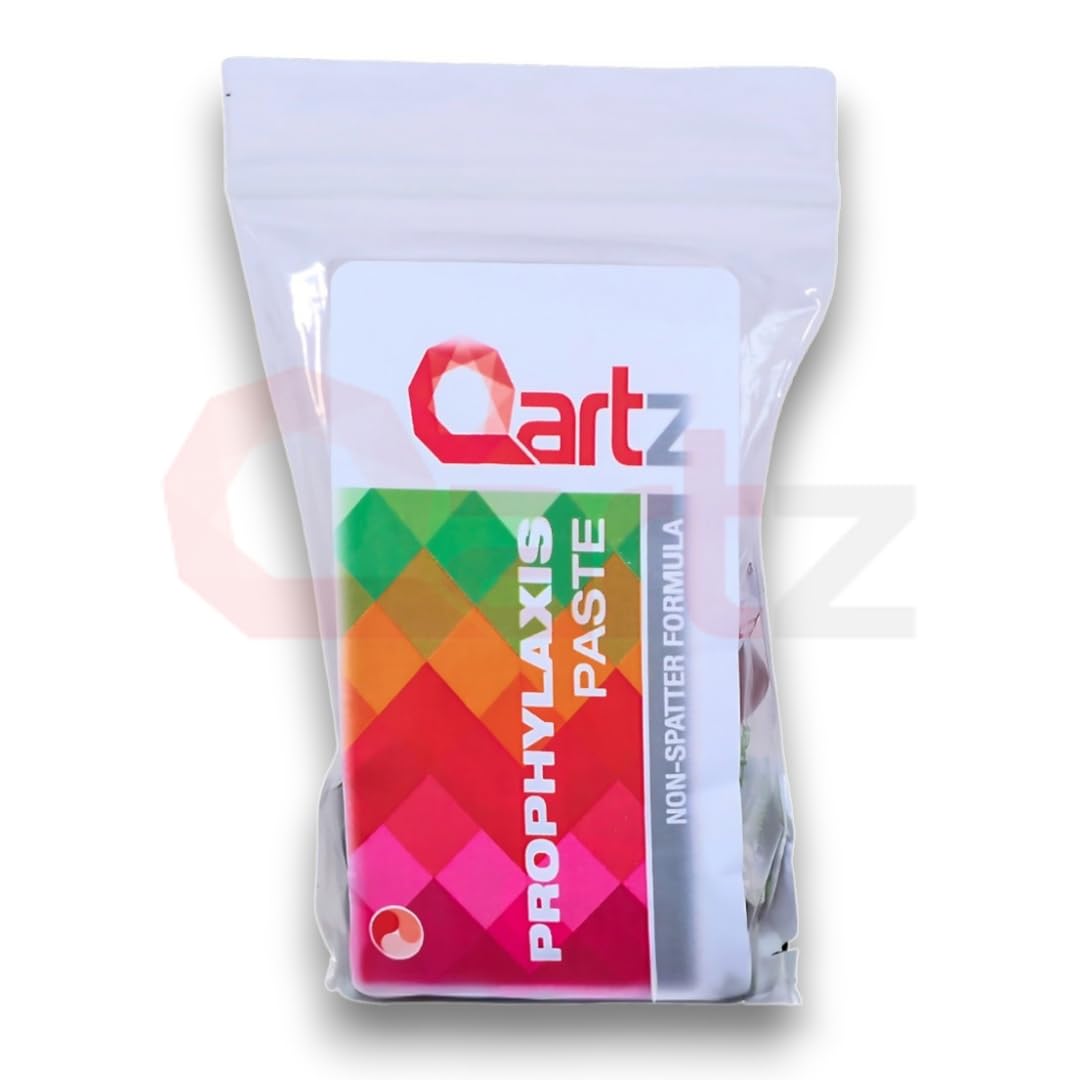 Qartz menthe polissage dentaire, 14 gobelets prêts pour un mois d’utilisation.