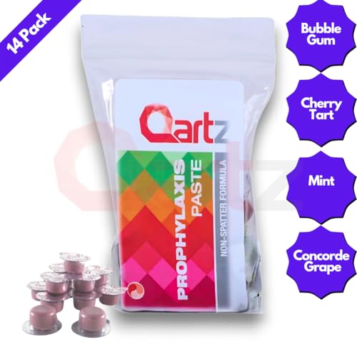 Qartz menthe polissage dentaire, emballage élégant et pratique.