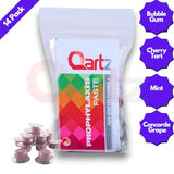 Qartz menthe polissage dentaire, emballage élégant et pratique.