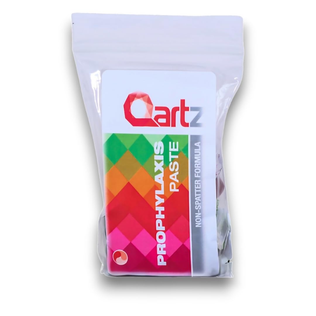 Qartz menthe polissage dentaire, flacon grain grossier pour éliminer les taches.