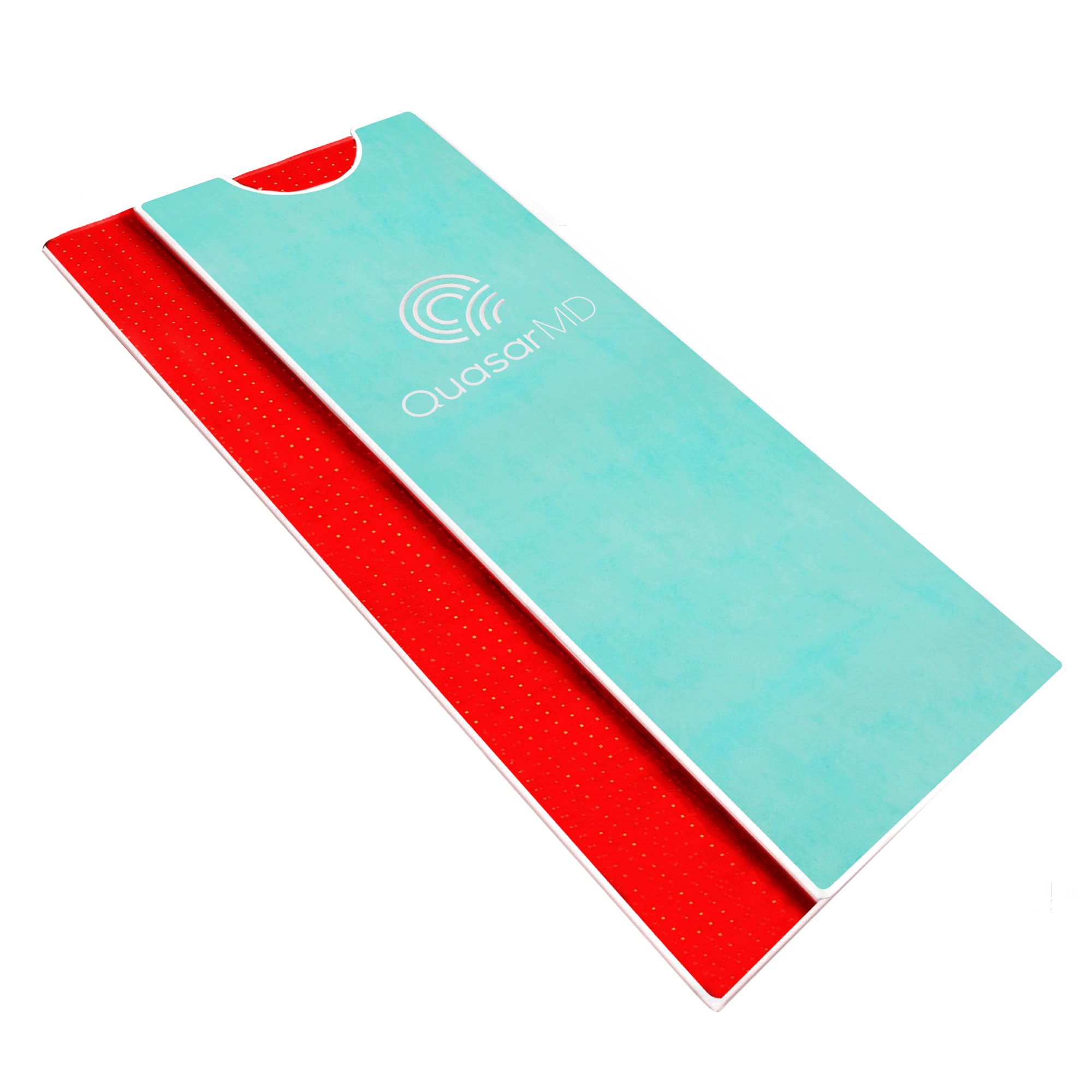Quasar MD Tapis Mint Bleu – vue avant, design élégant pour spa à domicile.