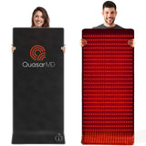 Tapis infrarouge QuasarMD en action, relaxation domestique.