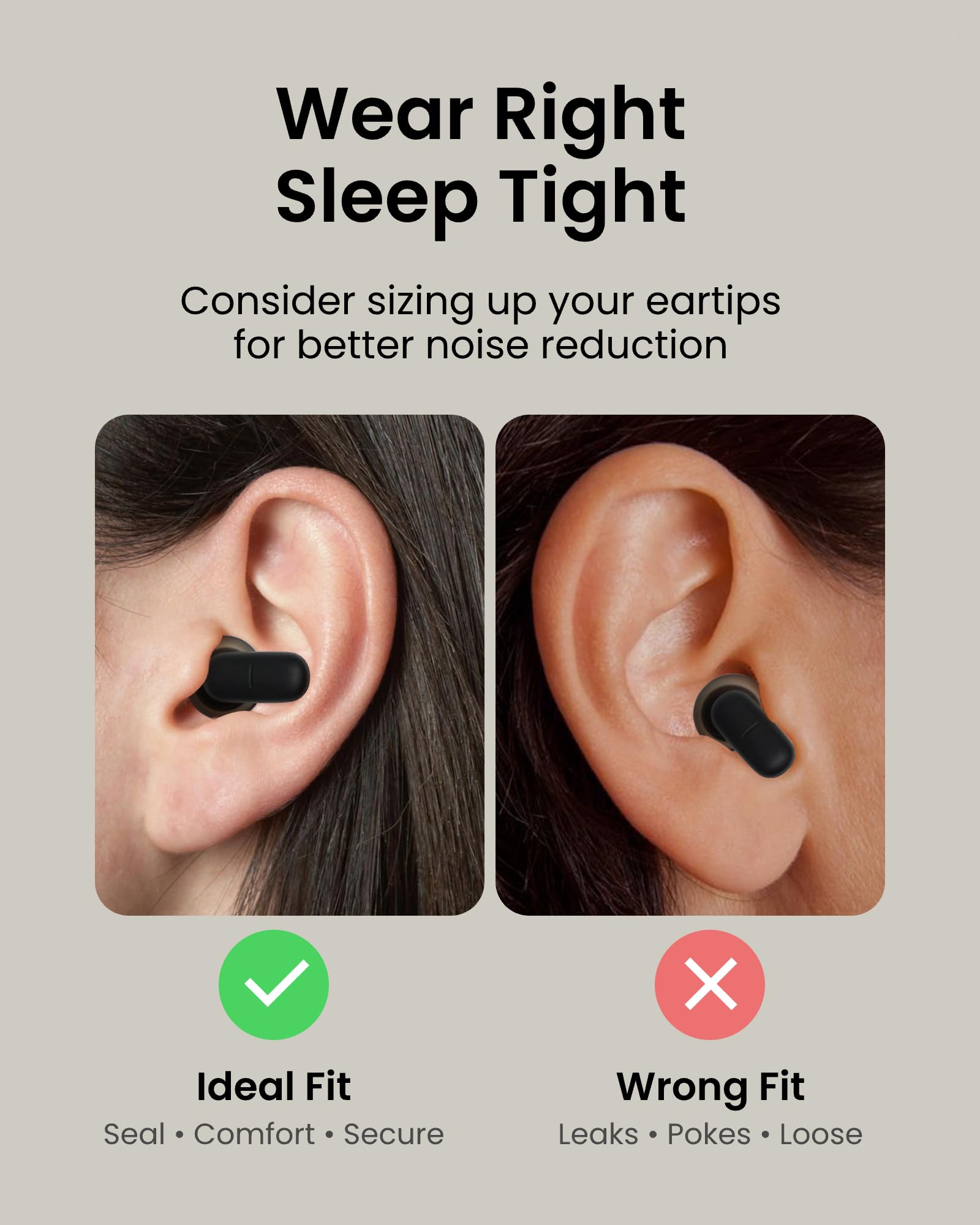 QubitPulse Dream bouchons réutilisables en silicone pour usage quotidien.