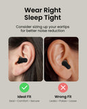 QubitPulse Dream bouchons réutilisables en silicone pour usage quotidien.