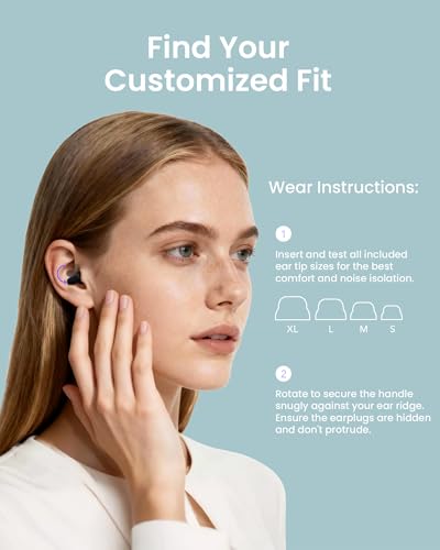QubitPulse Dream réduction jusqu'à 23 dB pour concentration et sommeil profond.