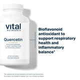 Quercétine Vital Nutrients — bioflavonoïdes pour un usage quotidien sans allergènes.