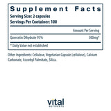 Quercétine Vital Nutrients — formulation vegan riche en bioflavonoïdes.