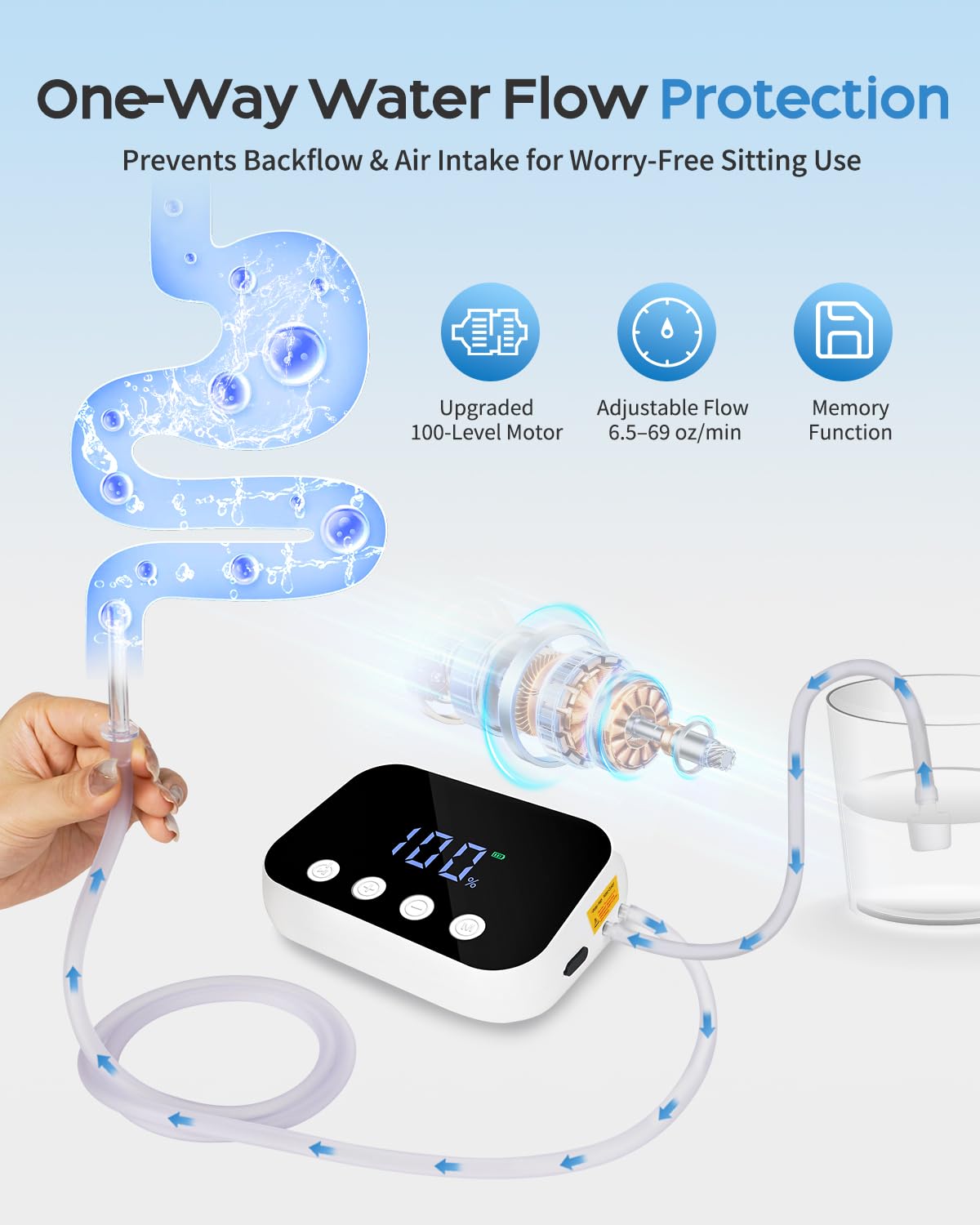 QueScxub kit compact et portable avec étui.