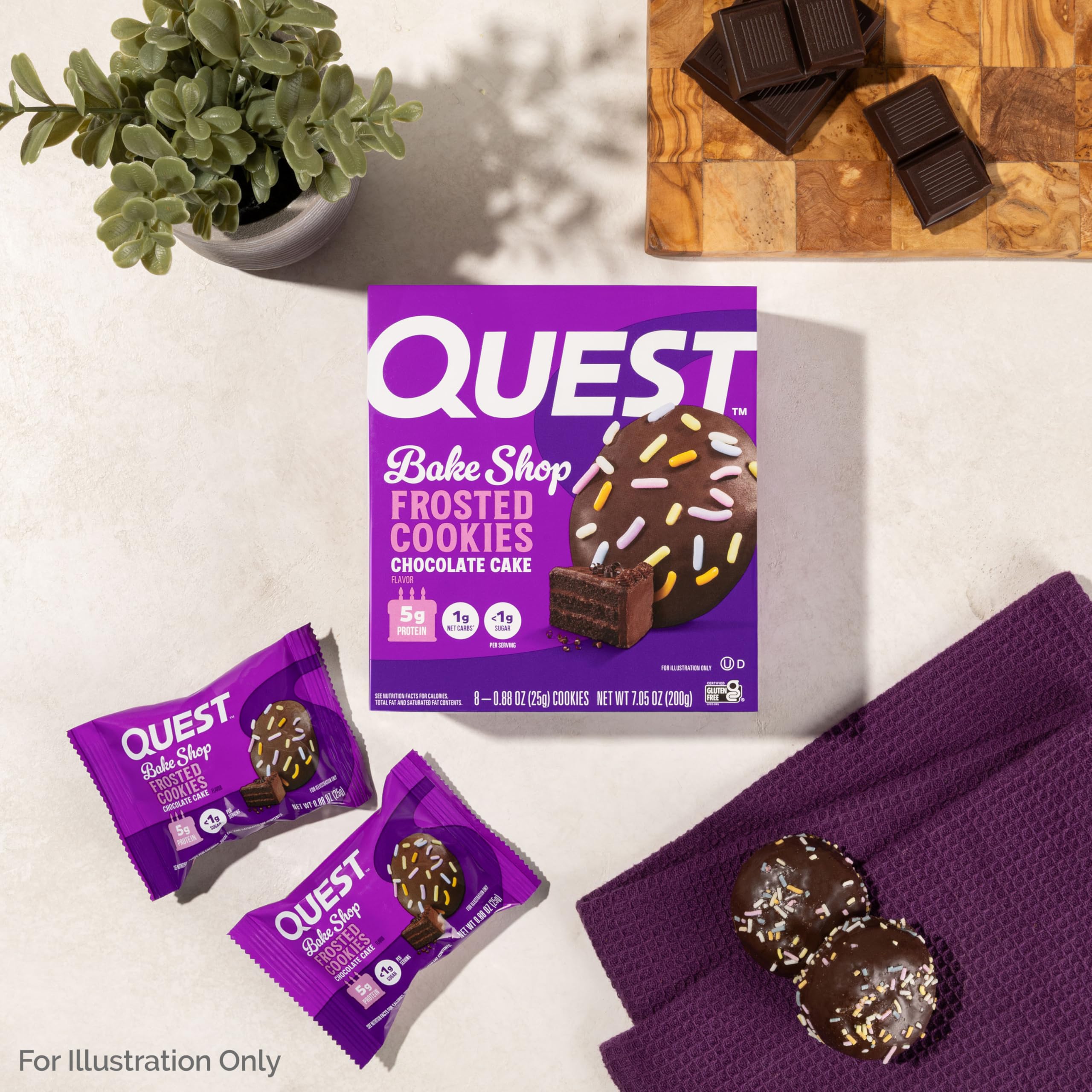 Collation pratique à emporter Quest, parfaite après l'entraînement.