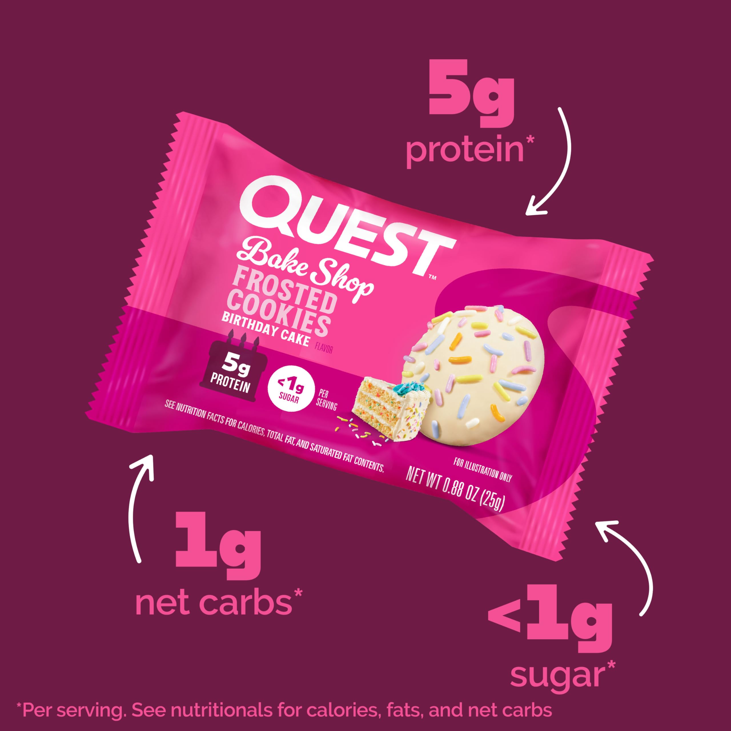 Quest biscuits-protéine centre-moelleux, texture tendre