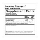 Capsules Quicksilver Immune Charge+ facilitant l'absorption du zinc pour le système immunitaire.