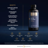 Quicksilver Scientific Liposomale Ultra Vitamine – micro-vésicules liposomales pour meilleure absorption.