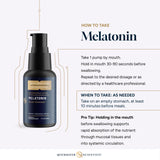 Quicksilver Scientific Mélatonine Liposomale, dose unique pour soutien circadien adultes.
