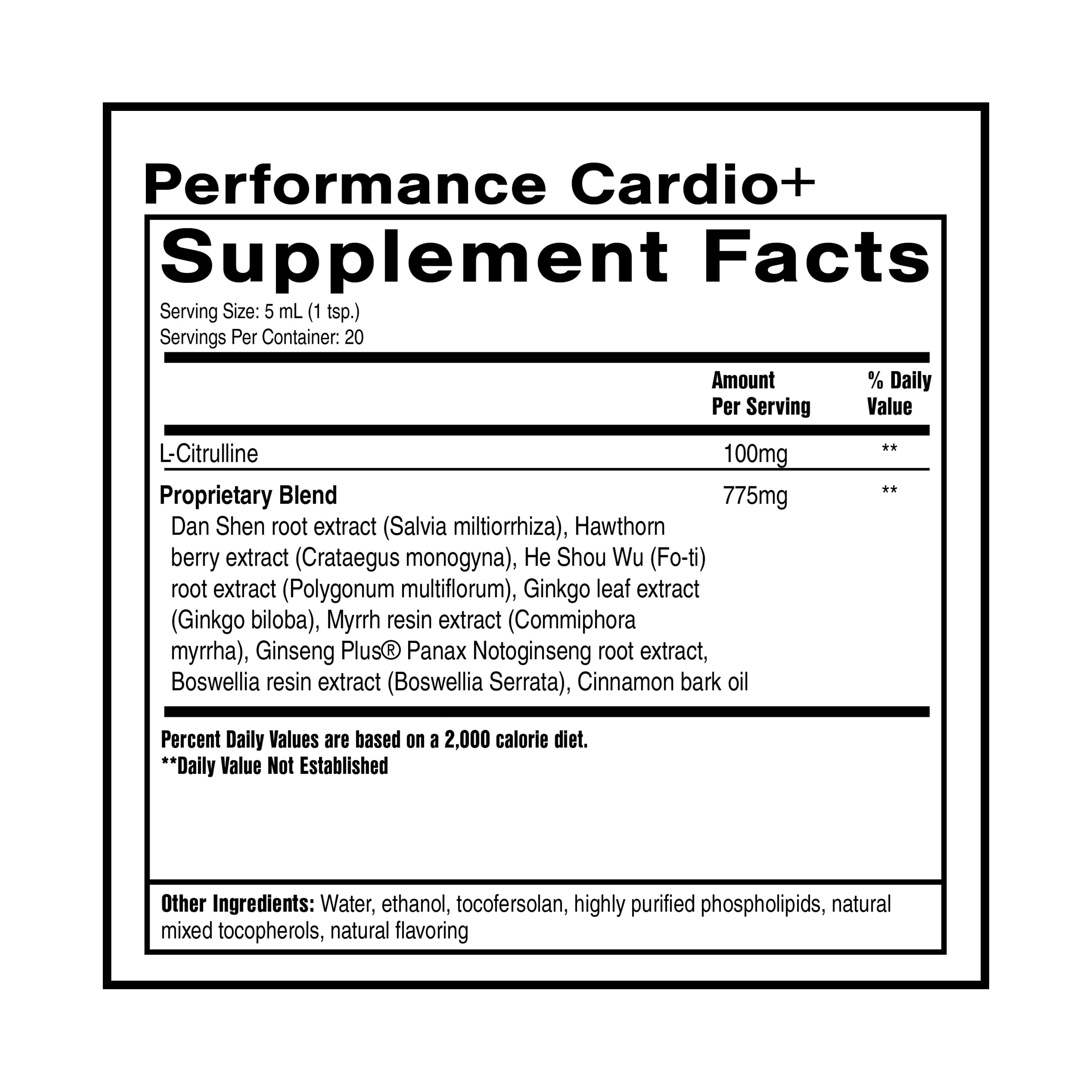 Goutteur-doseur de Performance Cardio+ pour une administration précise et rapide absorption