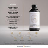 Ingrédients de Performance Cardio+ montrant les herbes et nutraceutiques